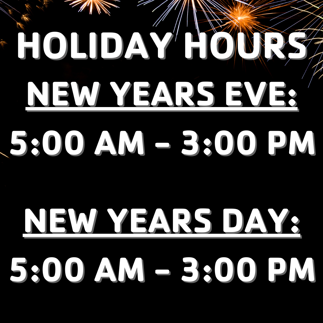 New Years Hours